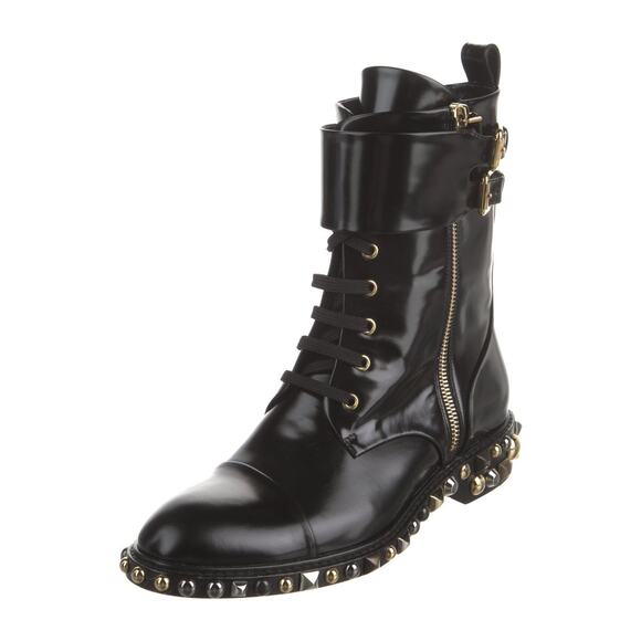 ❤️Louis Vuitton Patent Leather Combat Boots❤️ - Picture 1 of 5